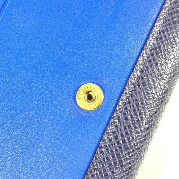 LOUIS VUITTON M63041 Monogram&Taiga Compact Wallet Folded wallet - Picture 6 of 16